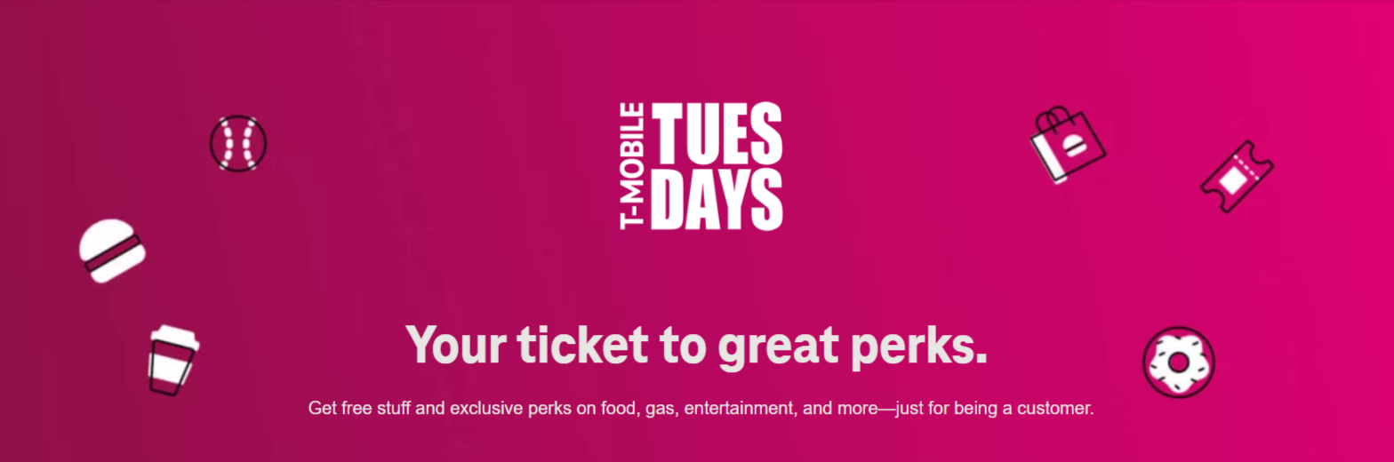 T Life (T-Mobile Tuesdays) app users Mar 12, 2024 Free Wendy’s breakfast sandwich w/purchase, DQ Free Mini BLizzard w/$1 purchase , Puma 30% off, more