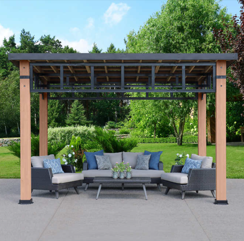 Yardistry 12' x 14' Contemporary Gazebo with Aluminum Roof. In store $1,999.99 at Costco