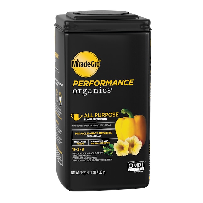 Lowes CLEARANCE Miracle-Gro Performance Organics 3-lb Organic Water-soluble Granules All-purpose Food $5.22 YMMV