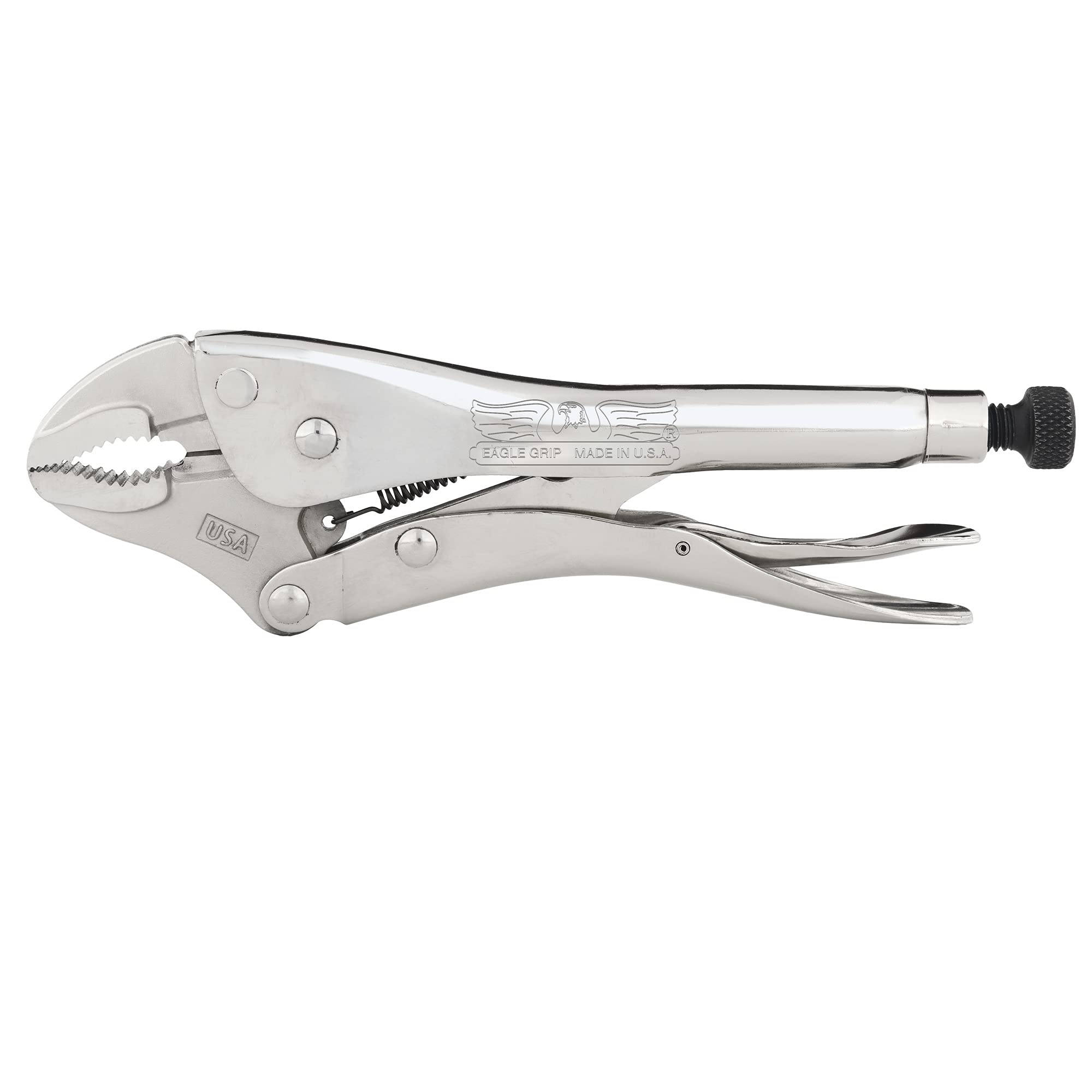 Malco Eagle Grip LP10WC 10 in. Curved Jaw Locking Pliers with Wire Cutter - $41.69 at TheHardwareCityCom via Amazon