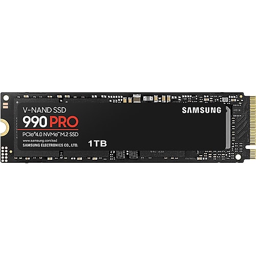 Samsung 990 PRO 1TB M.2 PCIE 4.0 SSD, V-NAND (MZ-V9P1T0B/AM) in-store $79.99 at Staples