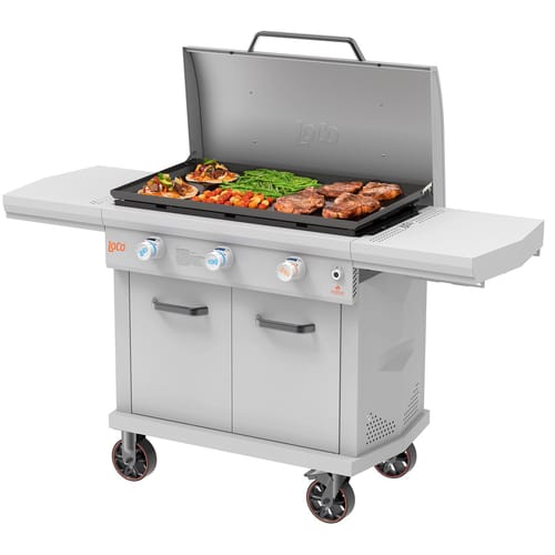 LoCo 3 Burner Liquid Propane Outdoor Griddle with Hood Gray -  Ace Hardware $299.99