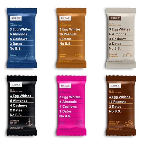 RXBAR Protein Bars, Protein Snack, Snack Bars, Variety Pack (12 Bars), as low as $16.52 at Amazon
