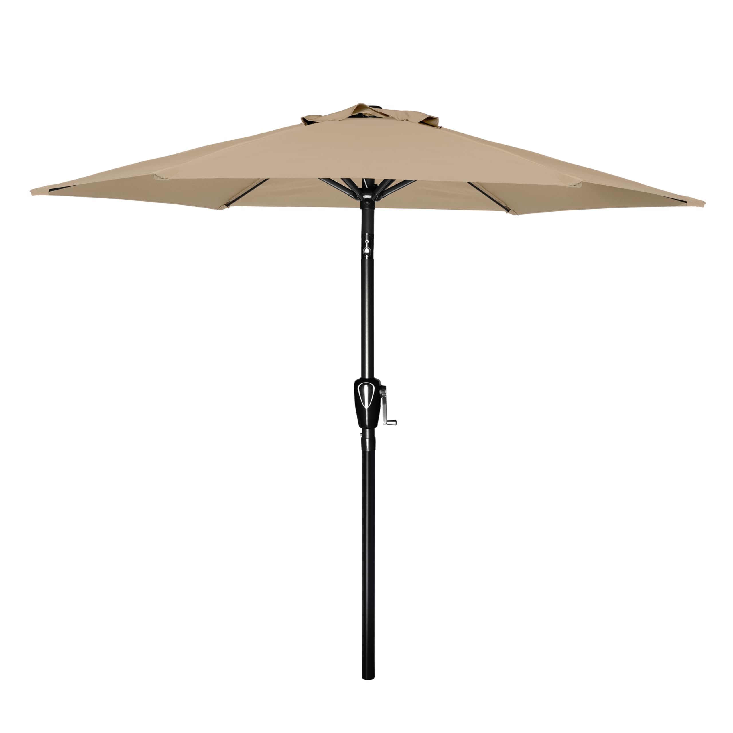 Simple Deluxe 10' Patio Umbrella Outdoor Table Market Yard Umbrella with Push Button Tilt/Crank $38 @ Amazon