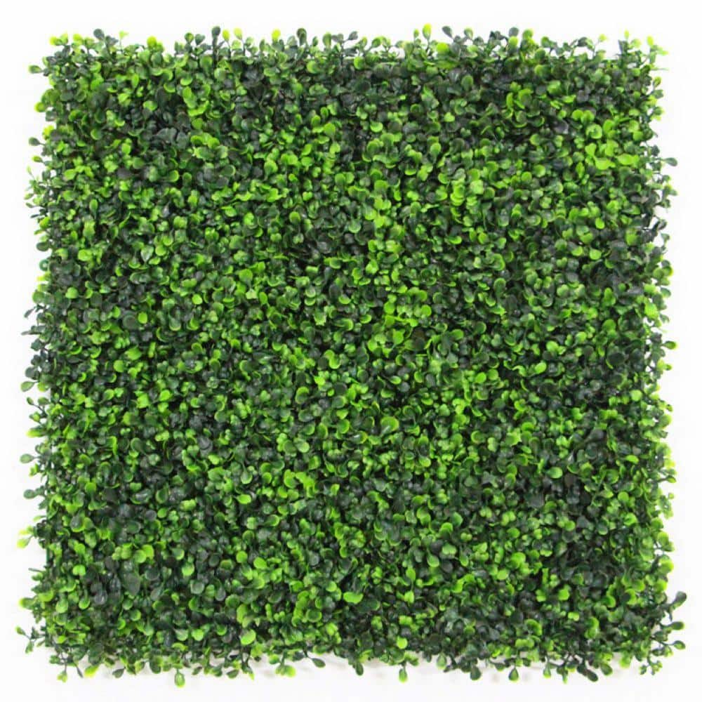 20 in. H x 20 in. W GorgeousHome Artificial Boxwood Hedge Greenery Panels,Milan (12-pc) $62.99 at Home Depot