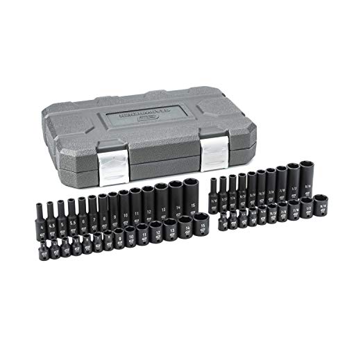 Limited-time deal: GEARWRENCH 48 Pc. 1/4" Drive 6 Pt. Impact Socket Set, Standard & Deep, SAE/Metric - 84902 - $72.31 at Amazon