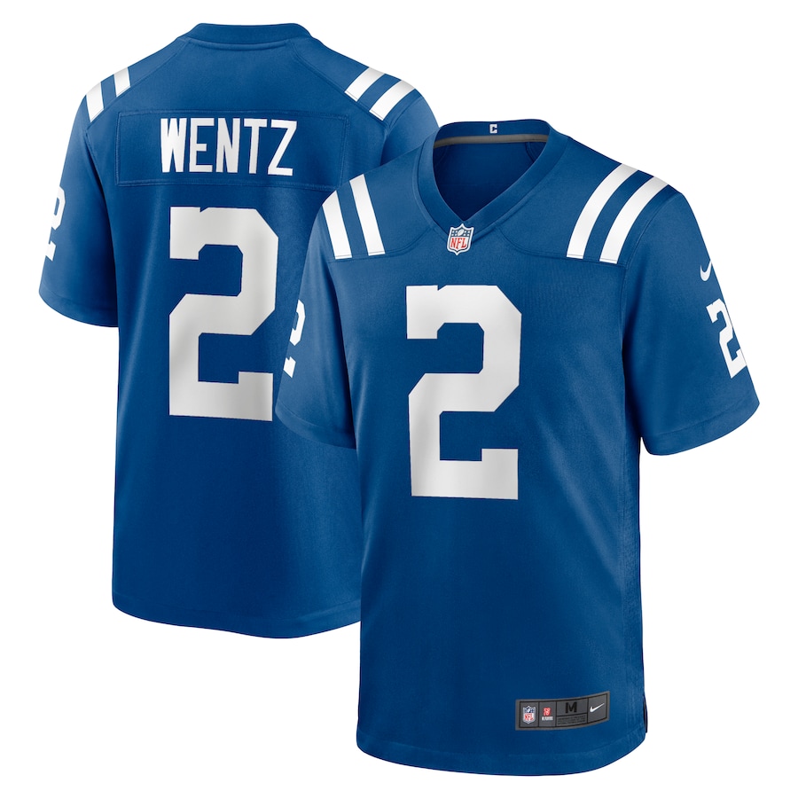 NFL Carson Wentz Indianapolis Colts Nike Game Jersey - Royal $24.99 at Fanatics