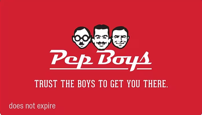 $25 Pep Boys Gift Card (email delivery) for $20 - Staples