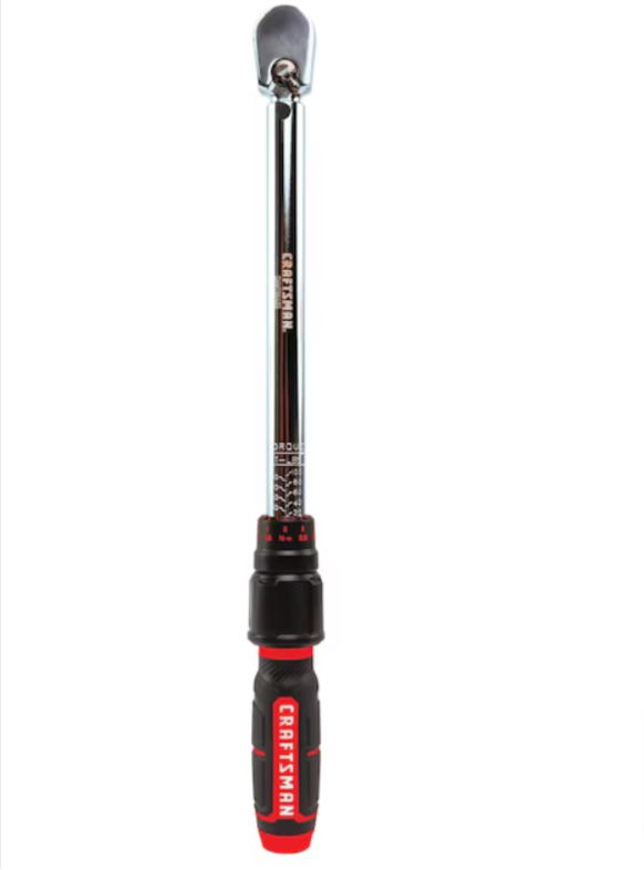 CRAFTSMAN Torque Wrench 1/2in 60 / 3/8in 50 at Lowes