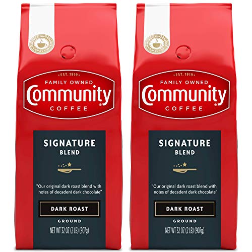 Community Coffee Signature Blend Ground Coffee Dark Roast 32 ounce bags (pack of 2) $12.71 at Amazon