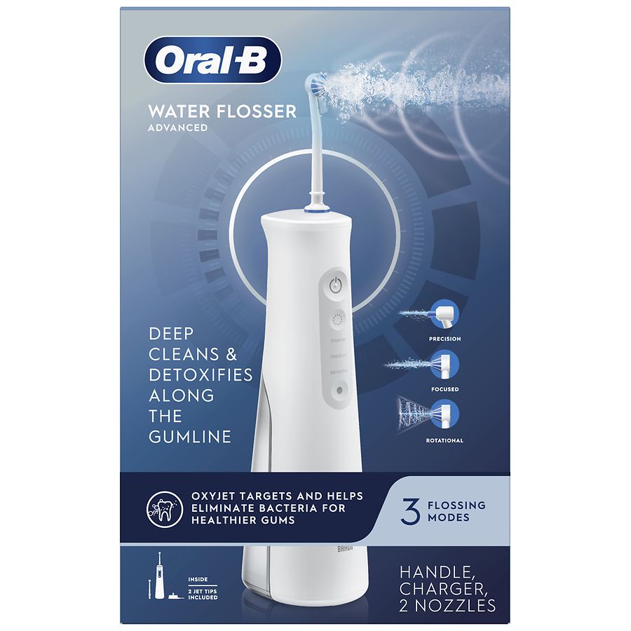 Select Walgreens OralB Water Flosser Advanced, Portable Oral