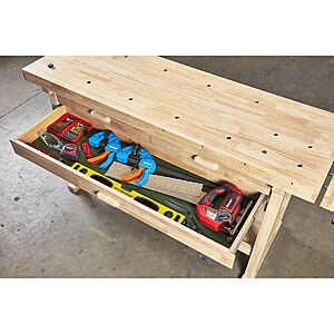 60 in., Three Drawer Hardwood Workbench