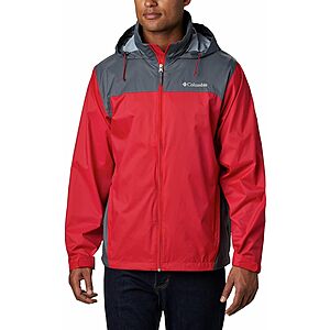 Columbia Men's Glennaker Lake Rain Jacket (Mountain Red) $30