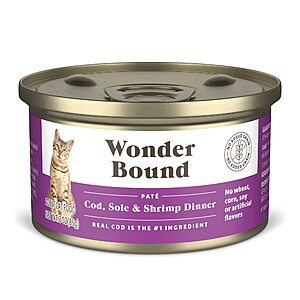 24 Pack 3 Oz Wonder Bound Wet Cat Food Various Flavors