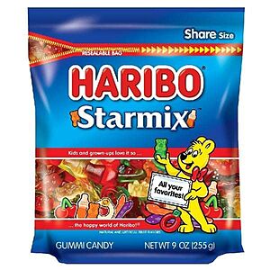 9-Oz Haribo Starmix Gummi Candy $1.68 + Free Shipping w/ Prime or on orders over $35