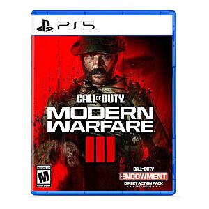Call of Duty: Modern Warfare III - PlayStation 5 Gamestop $29.99