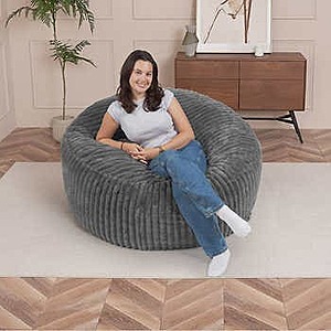 Costco Members: Lounge & Co. Jumbo Lounger Chair (Gray) $50 + Free Shipping