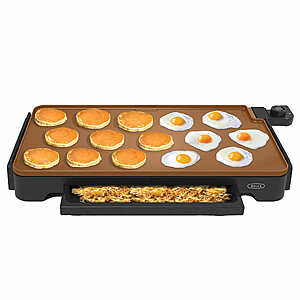 Costco Members: Bella XL Ceramic Griddle w/ Large Warming Tray (12"x22") $30 + Free S/H