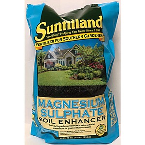 20lb Magnesium Sulphate YMMV $1.60 at Home Depot