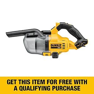 Hackable - DeWALT 20V Max Bagless Stick Handheld Cordless Dirt Vacuum (Tool Only) $70.84 + Free S/H at Home Depot