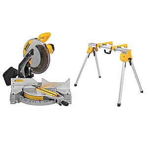 Dewalt Single Bevel Miter Saw with Stand $279 at Lowe's & Home Depot