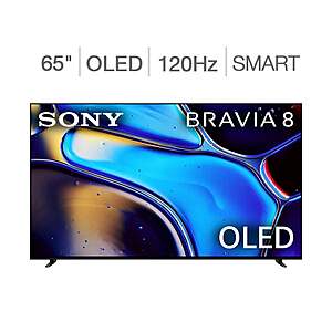 65" Sony BRAVIA 8 OLED 4K UHD HDR Smart Google TV (2024; K-65XR80) $1599 + Free Shipping