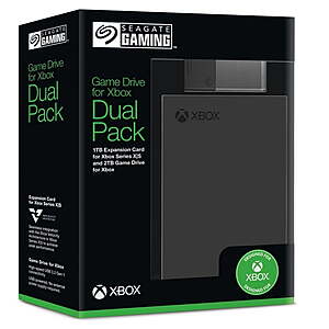 Seagate Game Drive for Xbox Dual Pack (1TB Expansion Card + 2TB Game Drive) $99 + Free Shipping (select locations)