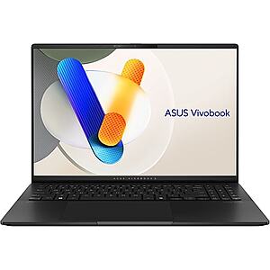 ASUS VivoBook S 16: 16" 3.2K OLED 120Hz, Intel Ultra 9 185H, 16GB LPDDR5X, 1TB SSD $799.99 at Staples