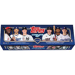 2024 Topps Baseball Complete Set Factory Sealed Box Set - Baseball Complete Sets $39.99 at Sports Memorabilia via Amazon