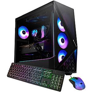 iBUYPOWER Slate 9 Black Gaming PC: Ryzen 7 7800X3D, RX 9070XT, 32GB DDR5, 1TB NVMe SSD $1799.99 at Newegg