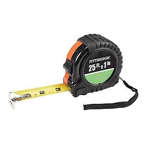 Harbor Freight In-store offer - 25 ft. x 1 in. QuikFind Tape Measure $2