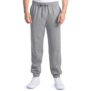 Fruit of The Loom Men's Eversoft Fleece Joggers (Grey Heather) 