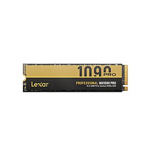 lexar 1 tb nm1090 pro nvme pcie gen 5 ssd $99.89 at Amazon