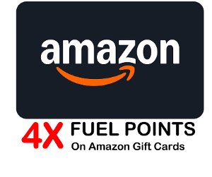 Kroger 4x Fuel points on Amazon Cards