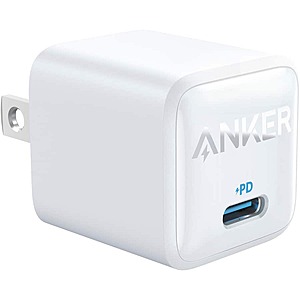 Anker - 20W Wall Charger - White - Open Box - Excellent $7 at Best Buy YMMV