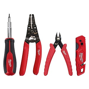 Milwaukee Electrician's Hand Tool Kit (4-Piece) $24.88 at Home Depot
