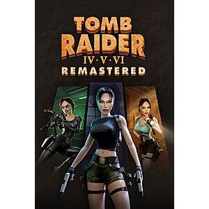 Tomb Raider IV-VI Remastered (PC Digital Download) $2.15 
