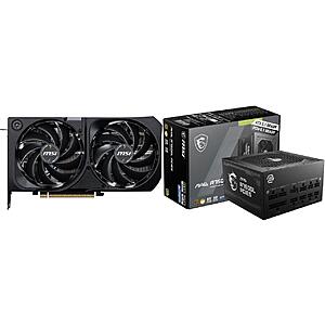 MSI RTX 5070 12G SHADOW 2X OC Bundle with MSI MAG A750GL PCIE5 + Resident Evil 9 $619.99 at Newegg