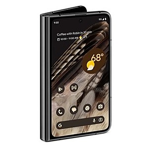 $299.99 | Google Pixel Fold - Unlocked Android 5G Smartphone - Obsidian - 256 GB (New; Open Box) at Woot!