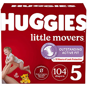 Huggies Little Movers Diapers $44 at Target