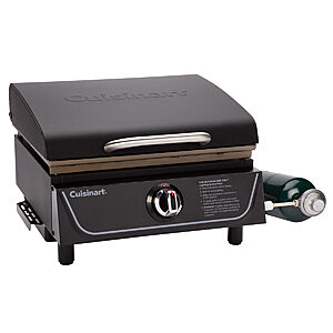 17" Cuisinart Tabletop Gas Griddle Outdoor Flat-Top Grill w/ Hood $64.95 + Free S&H