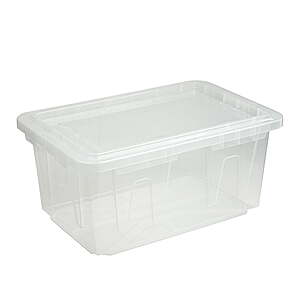 UPCOMING Starts 6/10 Sam's Club Member's Mark 60 Quart Clear Storage Tote, 17.2" D x 25.7" W x 12.0" H, 1 pack or 4 pack $8.44 per tote Free PickUP