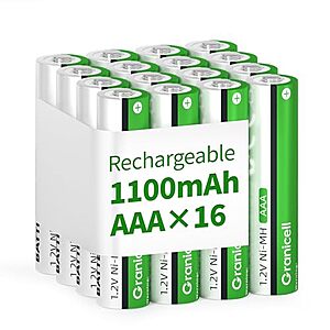 Granicell AAA NiMH LSD Rechargeable Batteries