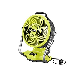 Selected Home Depot : ONE+ 18V Cordless Hybrid WHISPER SERIES 12 in. Misting Air Cannon Fan (Tool Only) $42.06