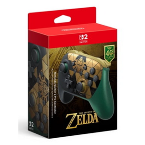 Back in Stock! Nintendo Switch™ 2 Pro Controller - The Legend of Zelda™ – 40th Anniversary Edition $99 at Walmart