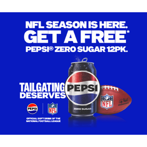 Free Pepsi Zero Sugar 12oz 12 Pack (with Rebate)