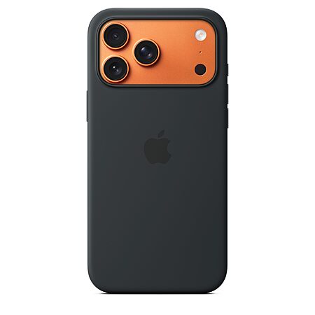 Apple iPhone 17 Pro Max Silicone Case with MagSafe and Camera Control: Lightweight Phone Case, Wireless Charging Compatible, Smooth Matte Finish; Black $25 at Amazon