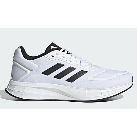 adidas men Duramo 10 Running Shoes (Cloud White / Core Black / Cloud White) $23 at adidas via eBay