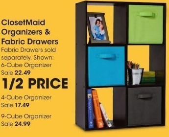 Fred Meyer Black Friday Closetmaid 9 Cube Organizer For 24 99