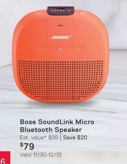 bose soundlink micro bluetooth speaker black friday